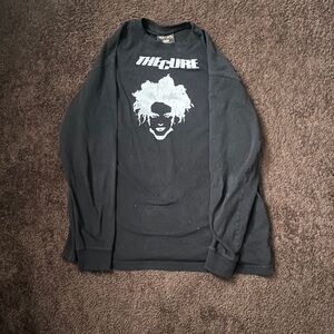 VINTAGE The Cure Black Long Sleeve Shirt